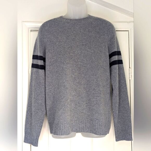 Bloomingdale's Sweater M Preppy Light Academia Cozy Layer Coastal Minimalist - Picture 7 of 11